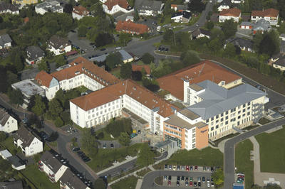 Bild vergrern: Luftbild Krankenhaus