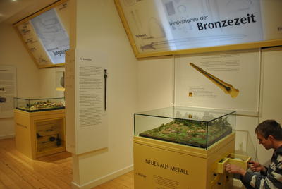 Bild vergrößern: Bereich zur Frühgeschichte im Museum