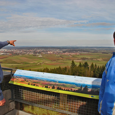 Bild vergrößern: Aussicht vom Georg-Viktor-Turm